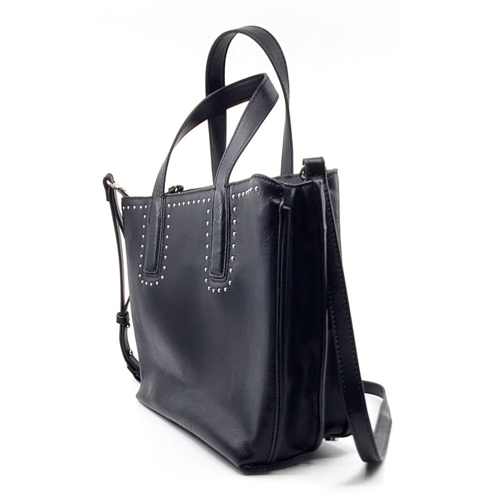 NWOT Inc Black Judith Stud Satchel $89.50 - Picture 2 of 6